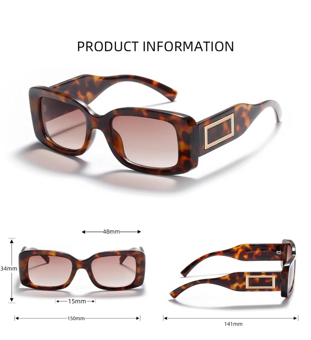 fashion Unique Square Rivet Retro Sunglasses Small Trend Sunglasses New Sun Glasses for Women and Mens