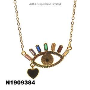 Hot Sale Gold Plating Silver Necklace with Customized Design