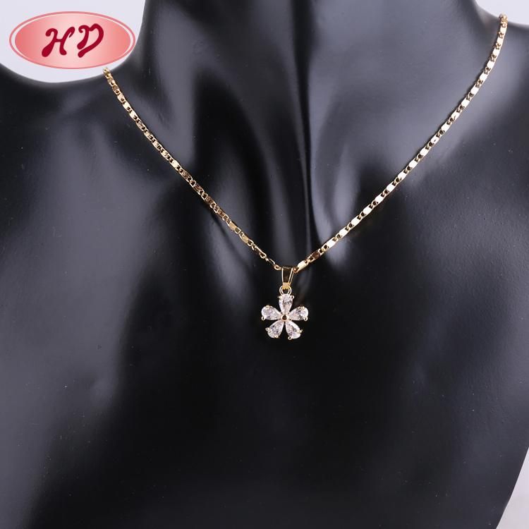 Costume Hengdian Wholesale Fashion Imitation Gold Plated Earring Sets Pendant Necklace Jewelry