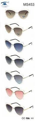 New Product Fancy Design Metal Sunglasses for Women (MS453)
