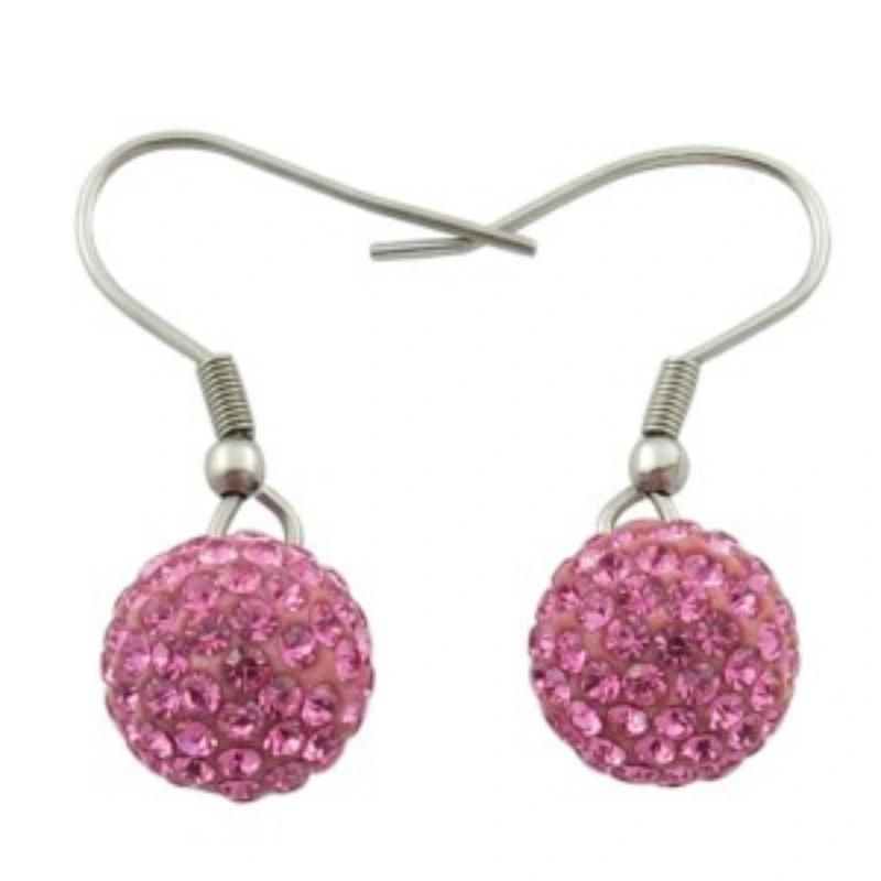 Fashion Silver Earring Clear Zircon Jewelry