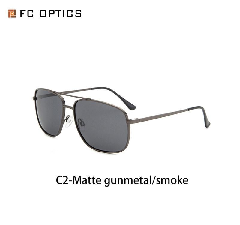 Square Metal Fashion Quickly Shipping Goods Europe Style Sunglasses for Men