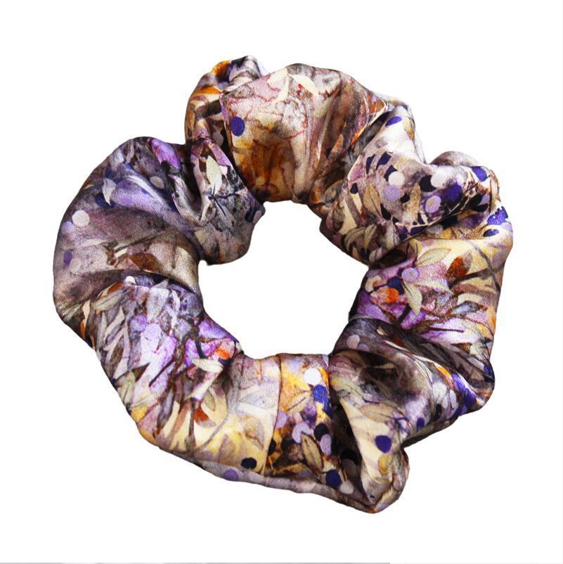 Custom Colour Silk Skinny Scrunchies