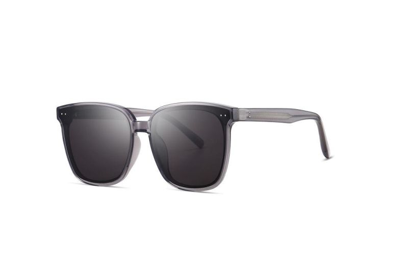 Fashion New Big Frame Wholesale Acetate Sun Glasses High Quality Sunglasses for Unisex