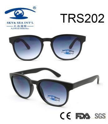 Best Design Classical Black Style Frame Tr90 Sunglasses (TRS202)