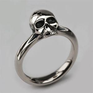 Fashion Design Jewelry Skull Head &#160; Stainlss Steel Men Ring