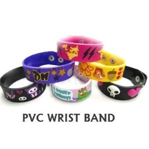 High Quality Plastic Promotional 3D PVC Bracelet (SB-015)