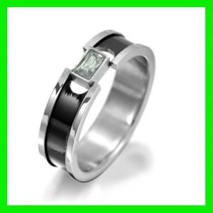 2012 Black Jewellery Ring with Stone (TPSR637)