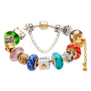 Valentine Gift Silver Bracelet for European Charm Bead (M51)