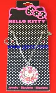 Hello Kitty Charm Bracelet with Epoxy and Colorful Dots (YJHK01786)