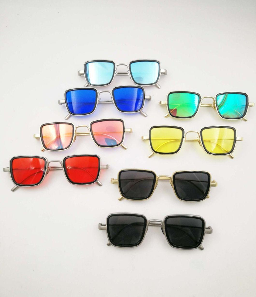 2020 New Arrival Glasses with Revo Square Metal Frame Custom Polarized Fashion Trendy Kabir Singh India Famous Zinc Sunglasses Ks1800