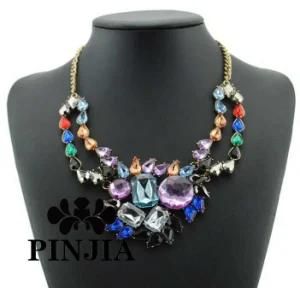 Wholesale Crystal Stones Choker Imitation Fashion Jewelry Necklace