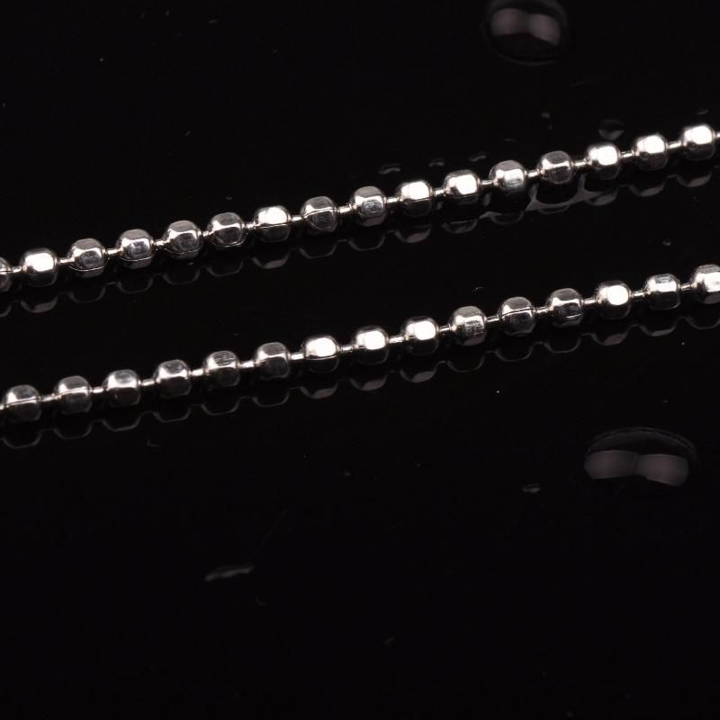 Fashion Necklaces Jewelry Accessories Stainless Steel Cut Bead Accessories Chain