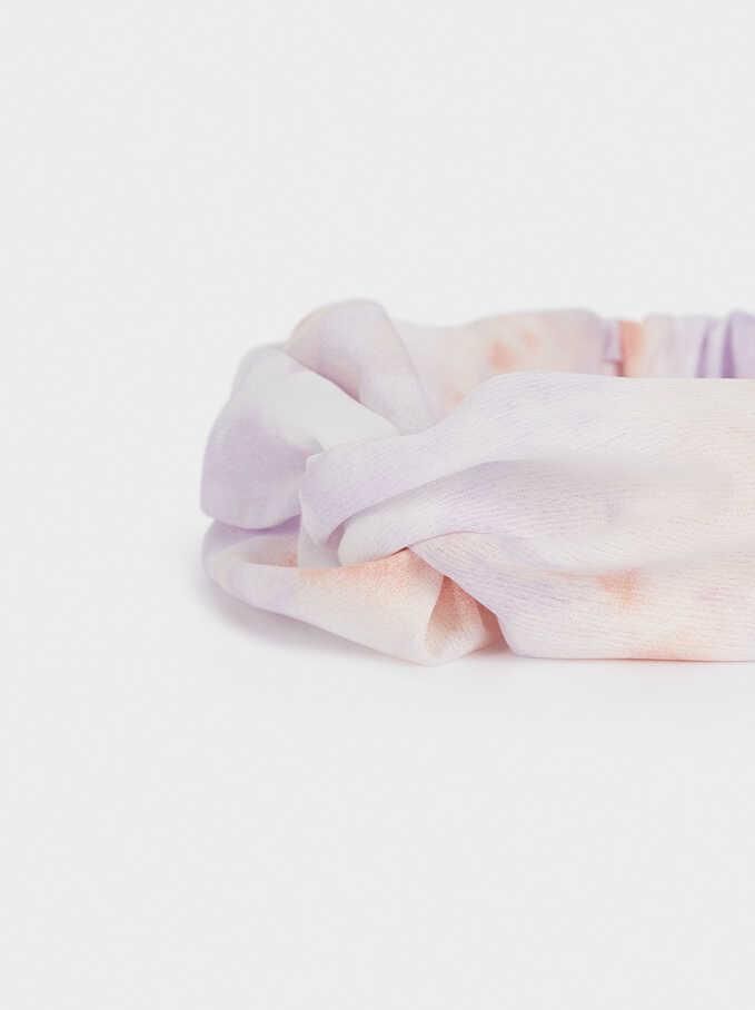 Wholesale Fashion Design Polyester Tie-Dye Printed Turban-Style Headband