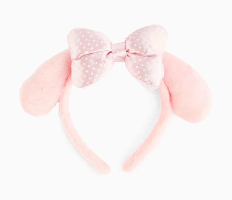 Promotional Gift Plush Bunny Ear Sequins Headband