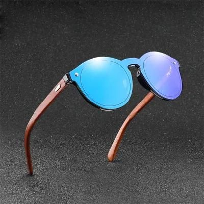 New Anti-Wood Grain Plastic Frame Wood Legs Wood Sunglasses Sg3009