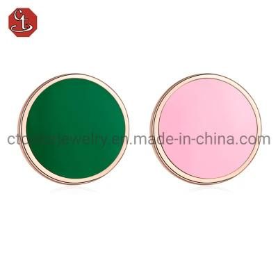 High Quality 925 Sterling Silver Minimal Jewelry Fashion Accessories Jewelry Enamel Earring