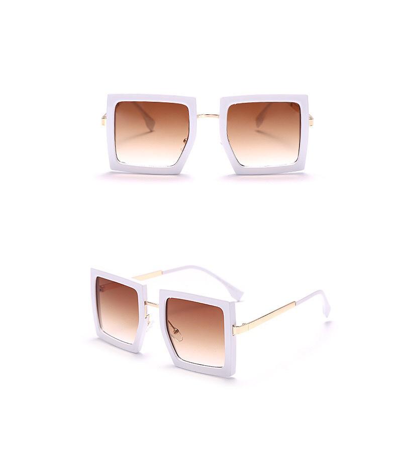 Hot Selling Fashion Square Shape Sunglasses with Polarized Lens