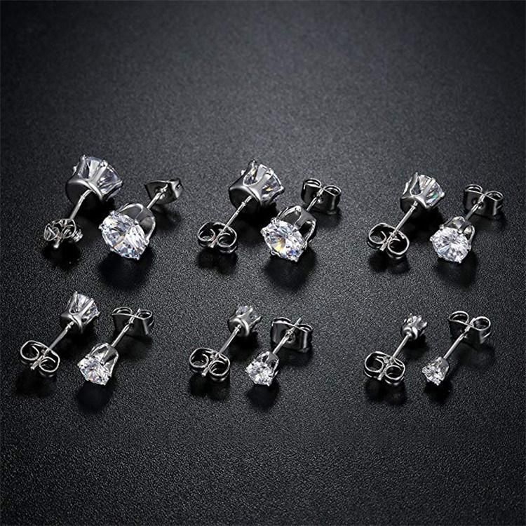 Cubic Zirconia Stud Earrings