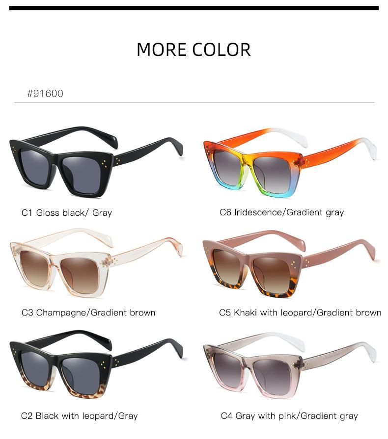 European and American Style Trend Fashion Ready to Ship Ladies Sunglasses