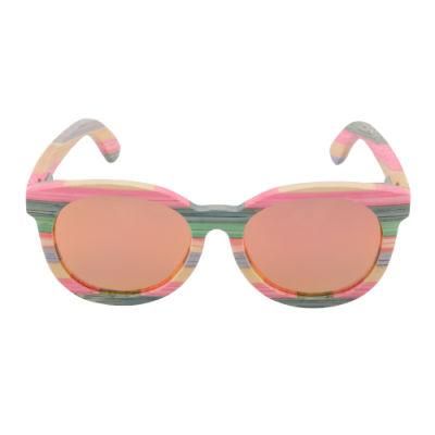 Fashion Women Brand Your Own Colorful Bamboo Sunglasses