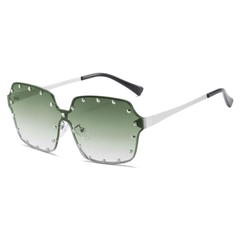 2020 No MOQ Rimless Trendy Fashion Sunglasses with Balls