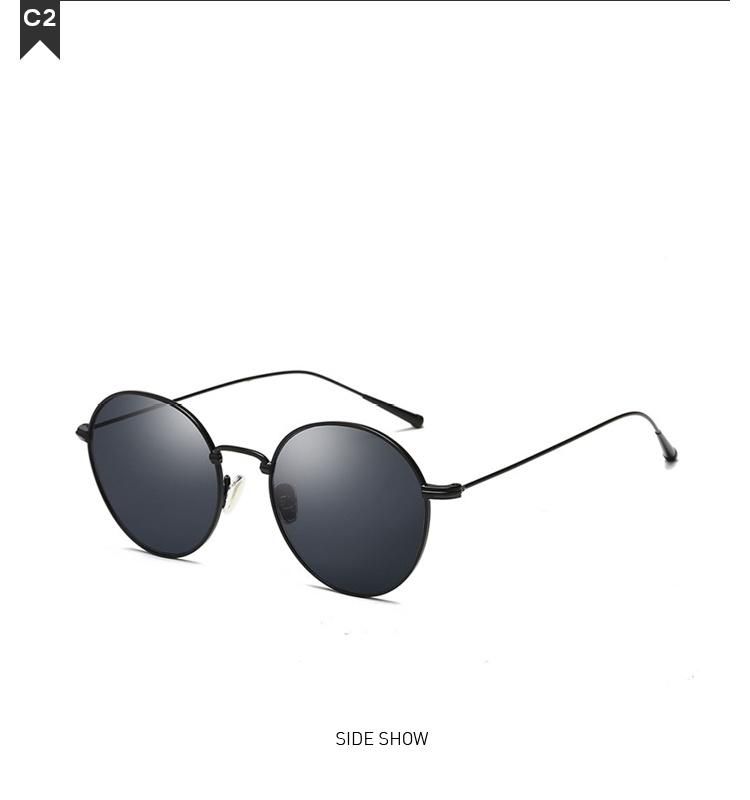 2022 Newest Promotional Sun Glasses Round Frame Fashionable Sunglasses Unisex