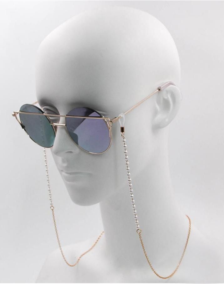 Colorful Beaded Eyeglass Chains Sunglasses Chain Reading Eyeglasses Holder Strap Cord Lanyard Eyewear Retainer
