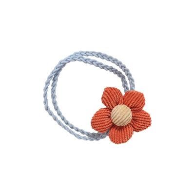 Fashion Hair Accessories Corduroy Flower Hair Rope Candy Coloured Hairband