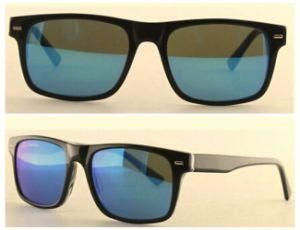 Blue Mirror Acetate Sunglasses with Your Own Logo Customized