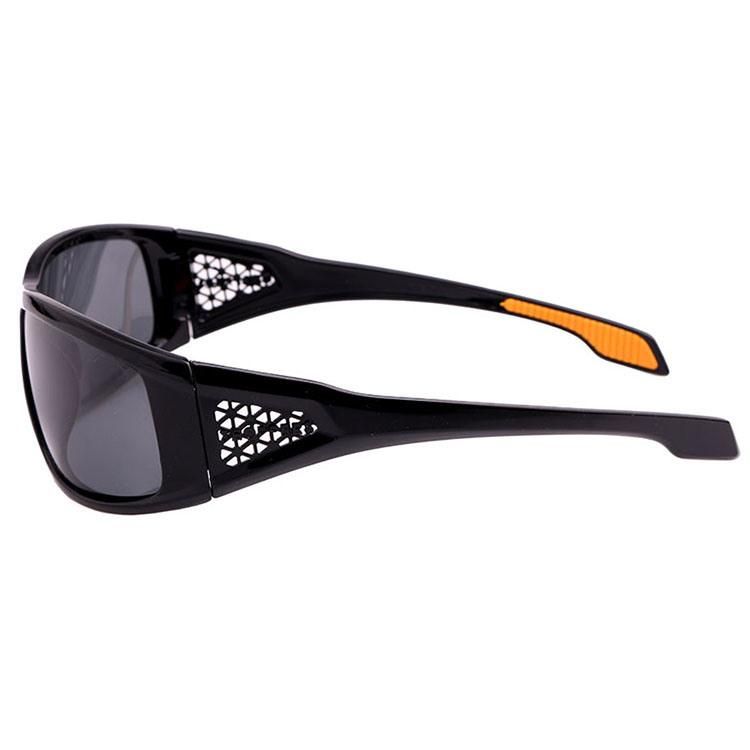 Black Sporty Sunglass with Rubber Tip