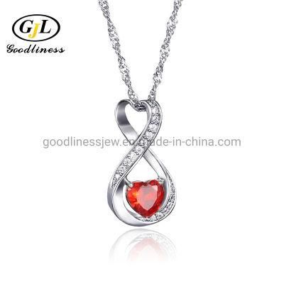 Fashion New Rhinestone Crystal Necklace Gems Love Heart Drop Necklace