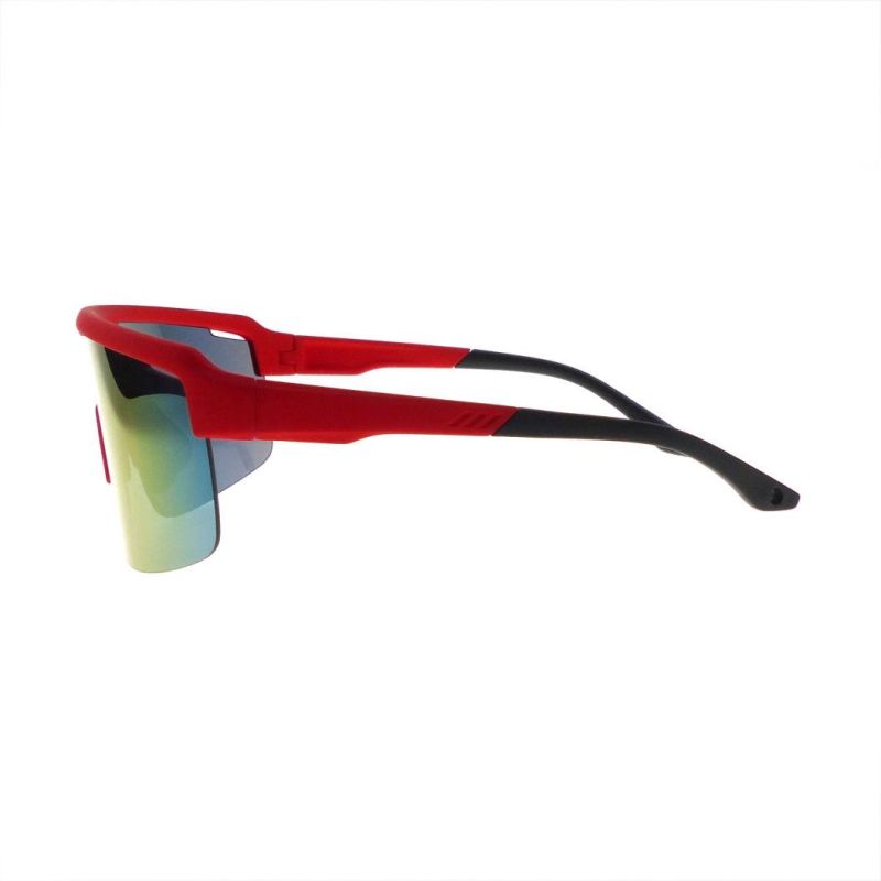 2021 High Quality Adjustable Nose Pad Sunglasses Double Injection Sunglasses for Sports