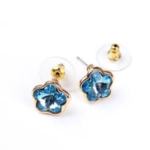 Cute Metal Earring with Stone (EH020)