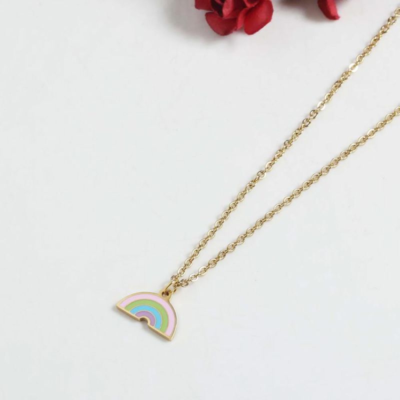Manufacturer Custom High Quality Stainless Steel Jewelry Wholesale Women Necklace Gold Plated Jewelry Chain Stainless Steel