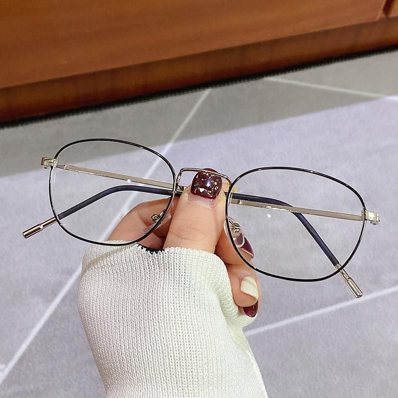 Glasses Fashionable New Anti-Blue Glasses Frames Can Be Matched with Myopic Lenses Glasses