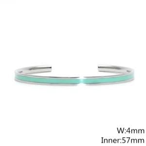 Fashion Jewelry Stainless Steel Cuff Bracelet with Glue 57X4mm