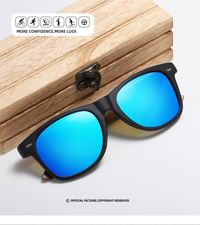 2021 New Wooden Fashion Sun Shades Cheap Price Custom Logo Printed Sun Glasses Promotional Women Men Polarized Sunglasses 2021