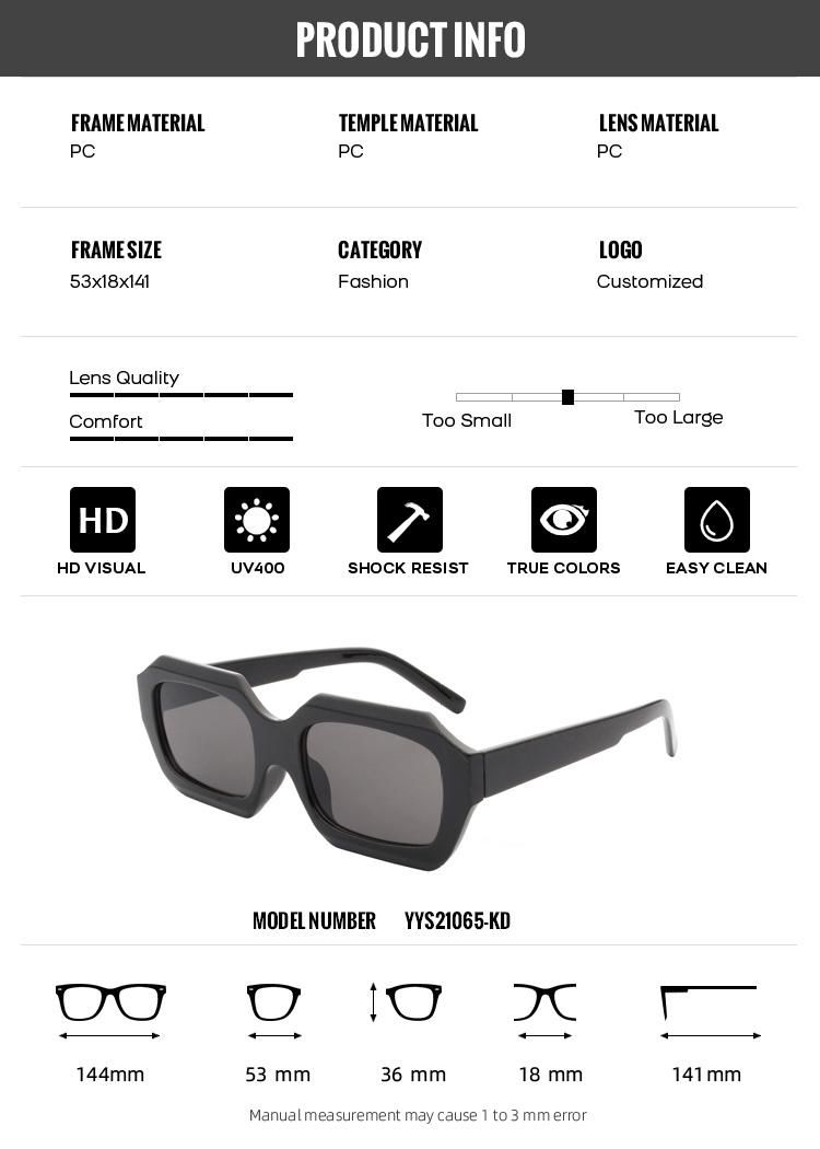 Hot Sales Fashion Leopard-Print Plastic Square Sun Glasses 2022 Retro Vintage Rectangle Sunglasses