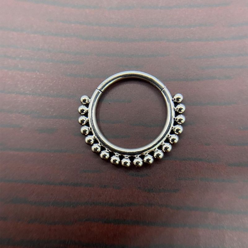 New ASTM F136 Titanium Body Jewelry Multi-Purpose Rings Ear Ring Lip Ring Nose Ring Piercing