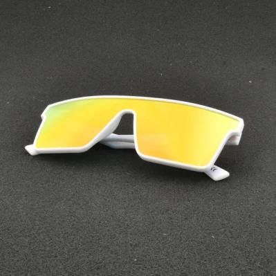 Top Shield Square Design Shade Mirror UV400 Oversized Women Sunglasses