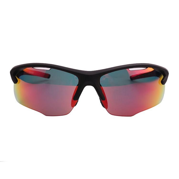 Fashion Sprorts Sunglasses, Mirrored Lens&Half Frame Suit for Outdoor Playing