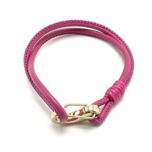 Fashion Jewelry Stainless Steel Clasp Genuine Leather Bracelet