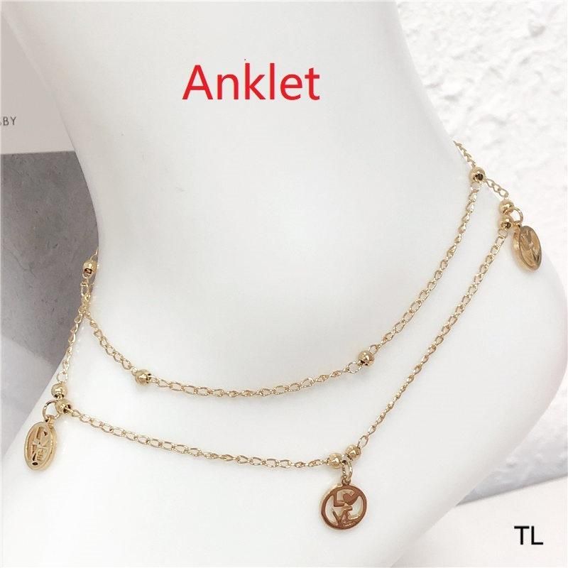 Fashion Jewelry Anklet, Stainless Steel Jewelry Gold Ankle Chain