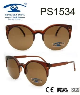 High Quality Hot Sale Fashion Frame Plastic Sunglasses (PS1534)