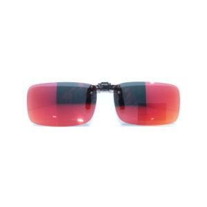 Clip on Sunglasses with Polarized Tac UV400 Lens Over Prescription Glasses for Man or Woman Model J3020