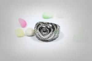 Fashion Stainless Steel Casting Ring Jewelry (RZ6057)