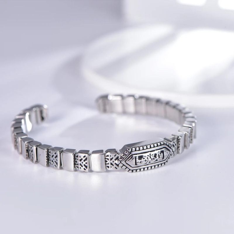 Rhodium Plating Wedding Jewelry 925 Sterling Silver White Zircon Bracelet