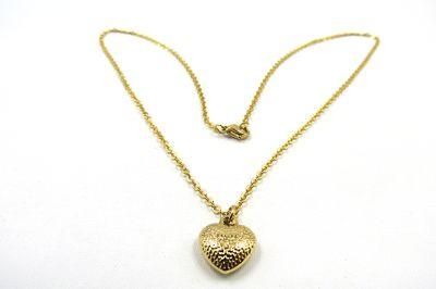Metal Jewellery Necklace with Heart Pendant