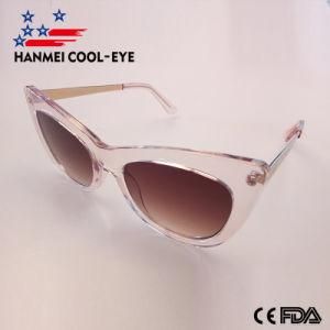 2018 New Coming UV400 Protection Plastic Lady Leisure Sunglasses